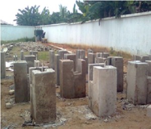 precast fence bases